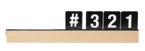 Set of Four Wall Letter Shelves in Teak, Wall Board, Shop Wall Boards, Cafe Wall Boards, Wall Boards, Wall Menu Displays, Menu Signage, Boards with Chalkboard, Wall Display, Chalkboard Boards, Information Displays, Letter Wall Shelves, Modern Wall Boards