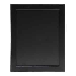 Universal Wall Board in Black, Wall Board, Shop Wall Boards, Cafe Wall Boards, Wall Boards, Wall Menu Displays, Menu Signage, Boards with Chalkboard, Wall Display, Chalkboard Boards, Information Displays, Wooden Wall Chalkboard