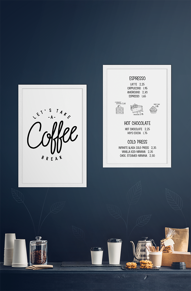 Wooden Wall Board in White Wooden Wall Board in White, Wall Board, Shop Wall Boards, Cafe Wall Boards, Wall Boards, Wall Menu Displays, Menu Signage, Boards with Chalkboard, Wall Display, Chalkboard Boards, Information Displays, Wooden Wall Chalkboard