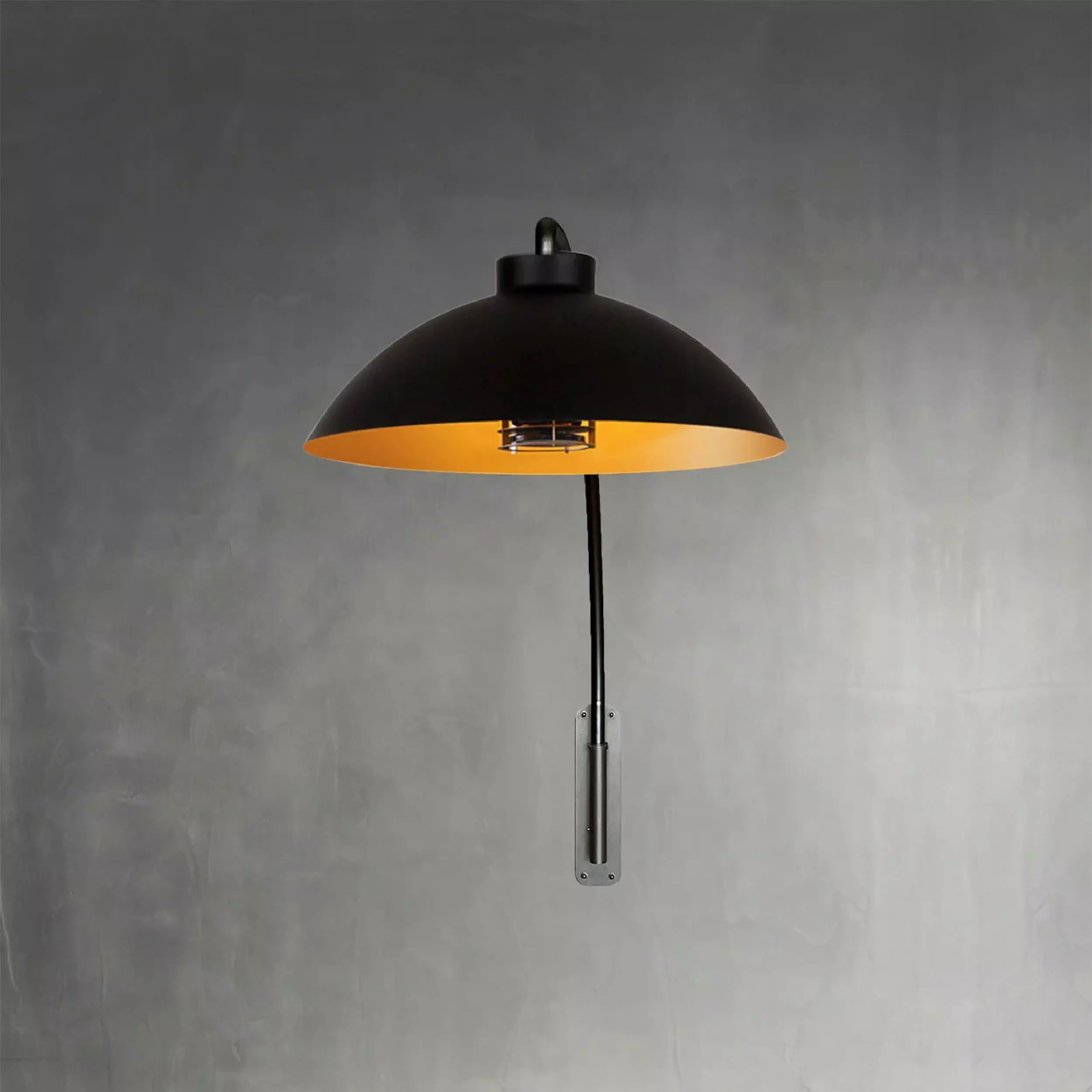 Cupola Wall Mounted Heater - Black Cupola Wall Mounted Heater