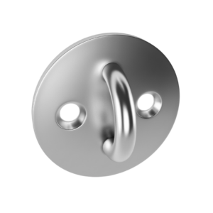 Wall Plates in Stainless Steel, suitable for Café Planters, Café Barriers and Traditional Rope Posts, Wall Clips, Post Clips, Post Plates