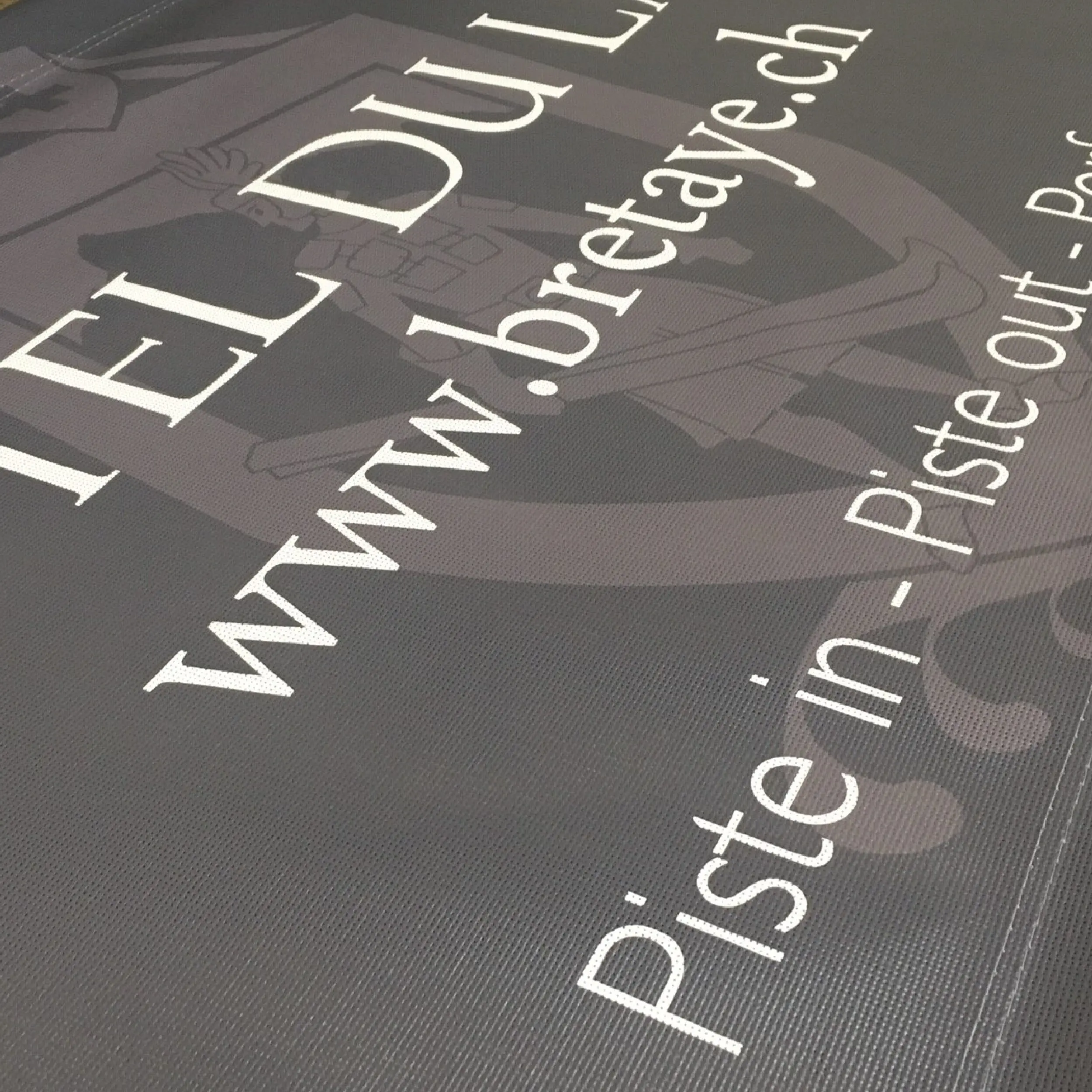 Hotel Du Lac - Mesh Cafe Banner Hotel Du Lac PVC Mesh Printed Cafe Banner, Bespoke Cafe Banners, Alfresco Cafe Panels, PVC Mesh Panels, Restaurant Panels, Commercial Cafe Panels, Custom Made PVC Mesh Panels, Digitally Printed Banners