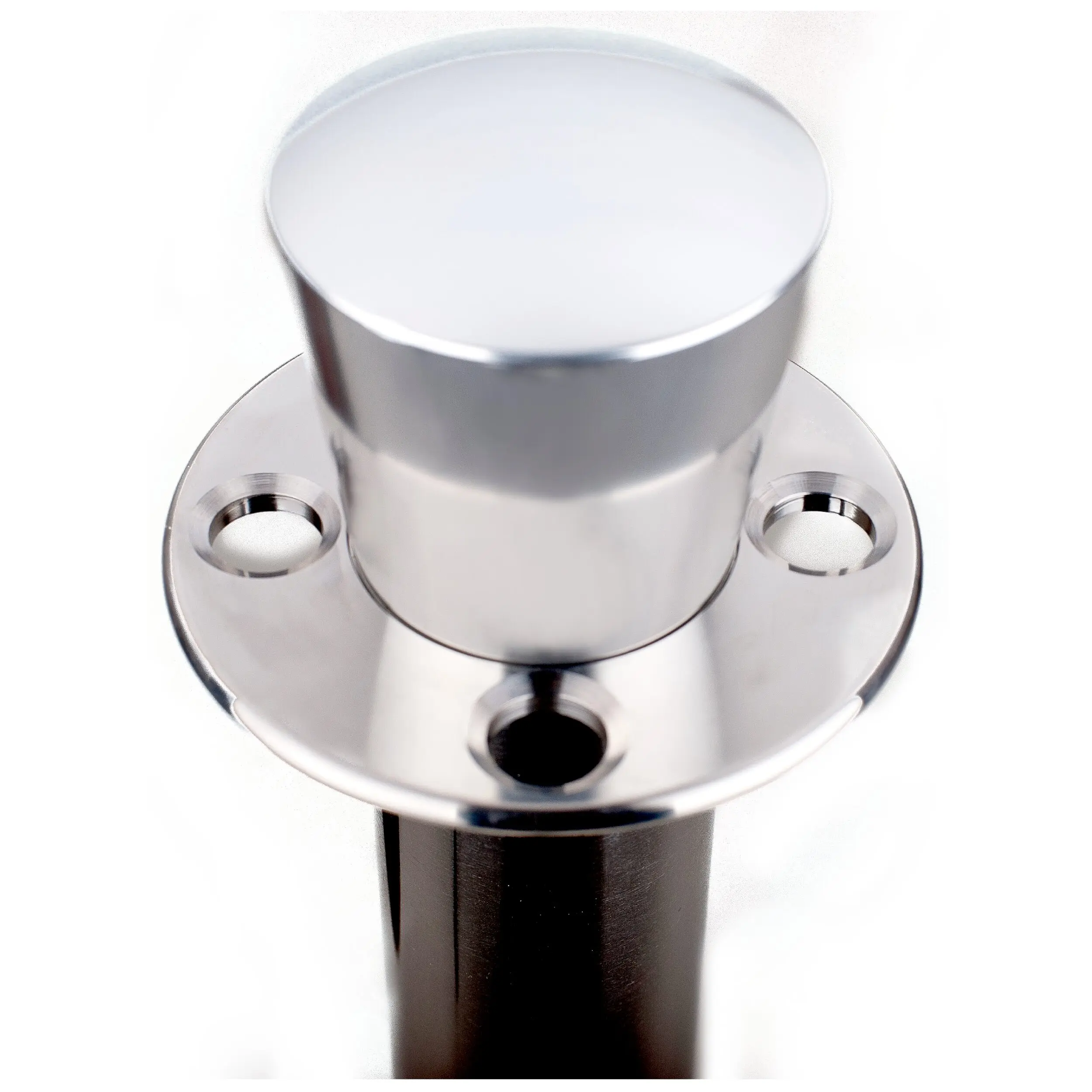 Original Cafe Barrier Post - Head Close Up Original Cafe Barrier Post Head Close Up