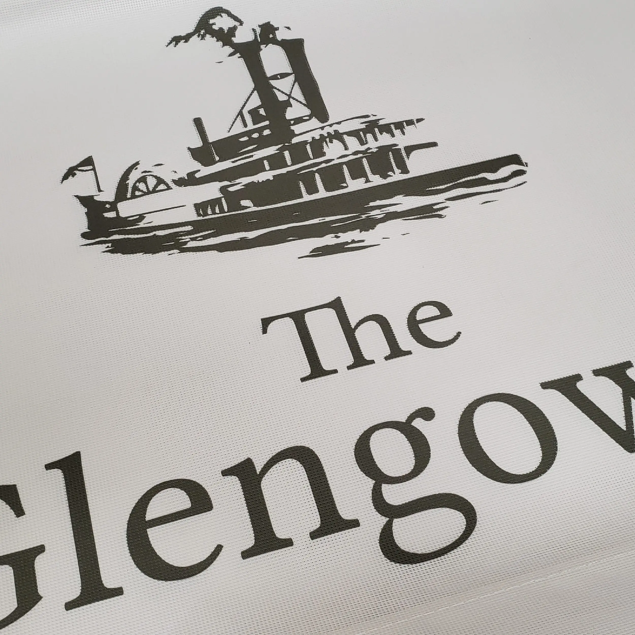 The Glengower - Mesh Cafe Banner The Glengower PVC Mesh Printed Cafe Banner, Bespoke Cafe Banners, Alfresco Cafe Panels, PVC Mesh Panels, Restaurant Panels, Commercial Cafe Panels, Custom Made PVC Mesh Panels, Digitally Printed Banners