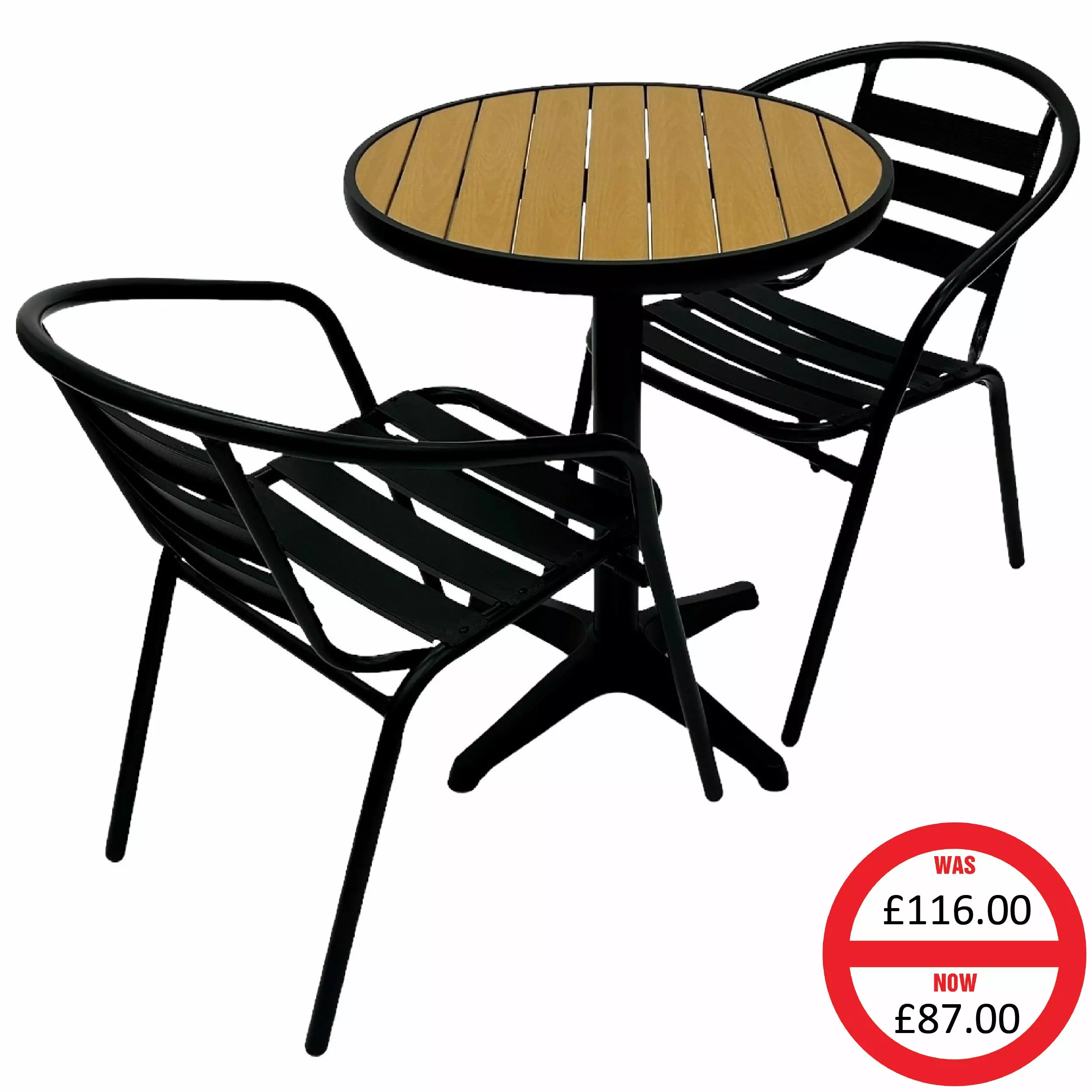 Balcony Table & Chairs Set Balcony Table & 2 Chairs Set for Commercial Use, Contact Furniture