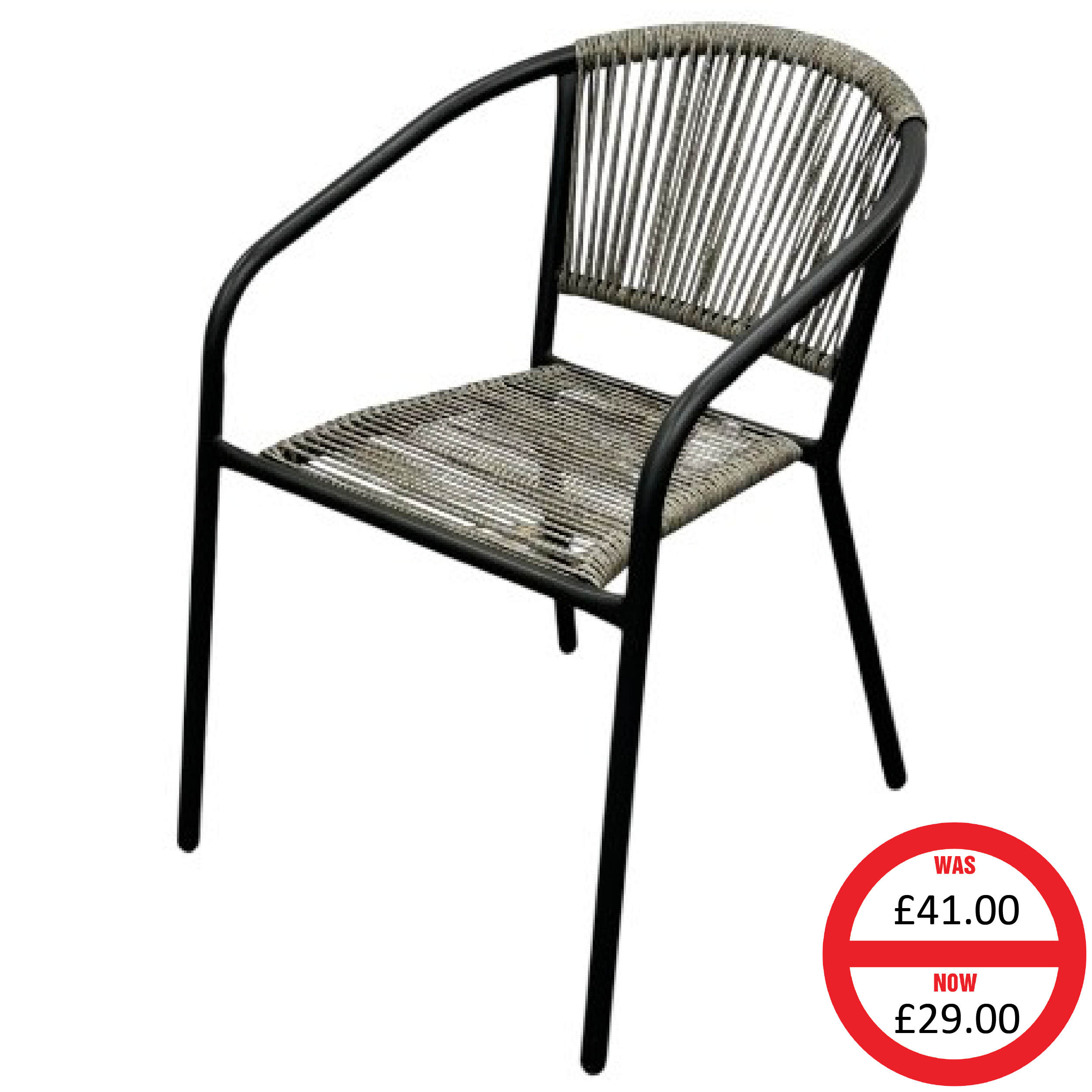 Rattan Rope Stacking Chair