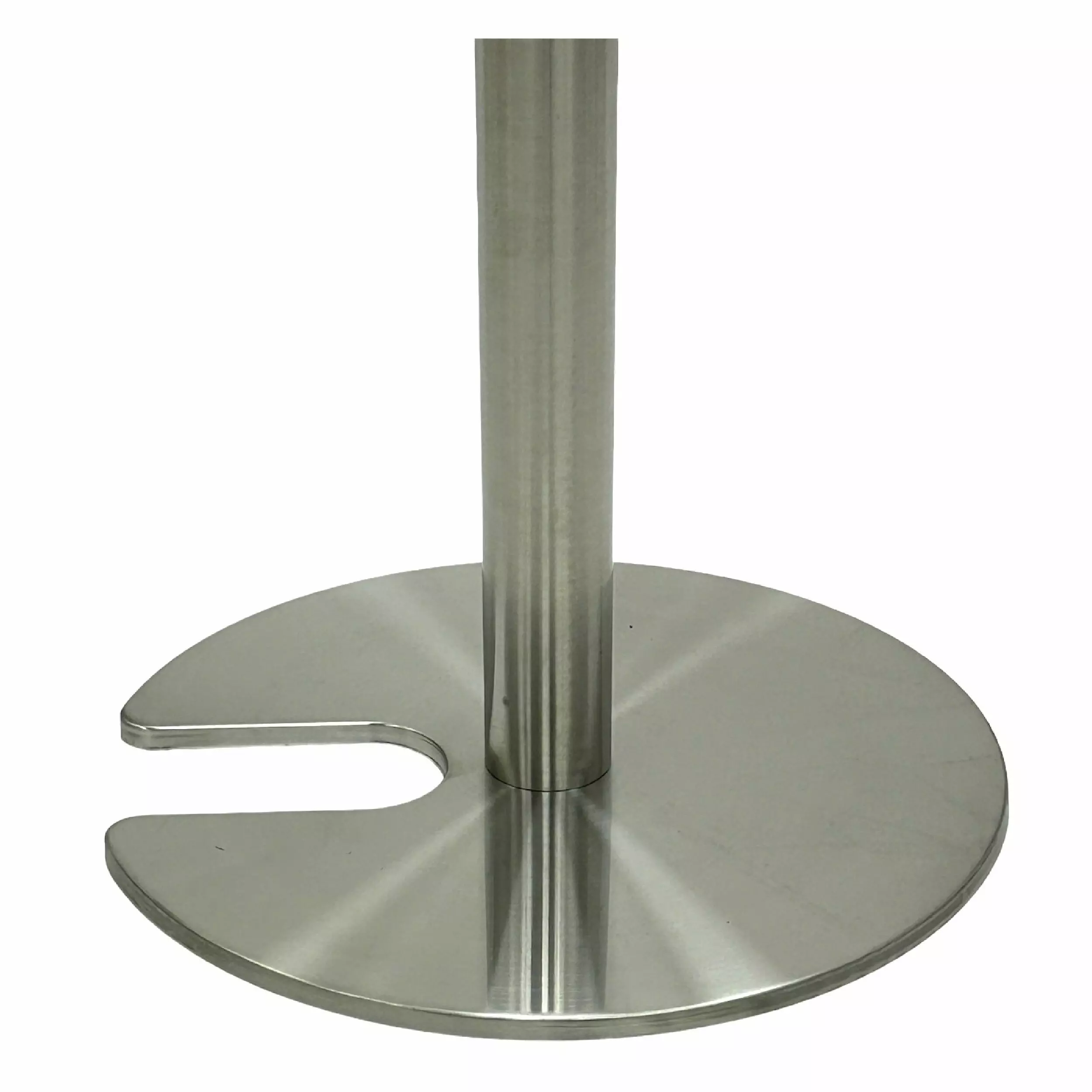 Stackable Retractable Barrier Post - Base Close Up