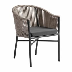 Cliff Stackable Armchair in Natural, Commercial Furniture, Restaurant Furniture, Hospitality Furniture, Outdoor Furniture, Indoor Furniture, Fabric Chair