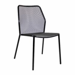 Black Nova Stackable Chair for Indoor and Outdoor Use, Stacking Chair, Commercial Furniture, Hospitality Furniture